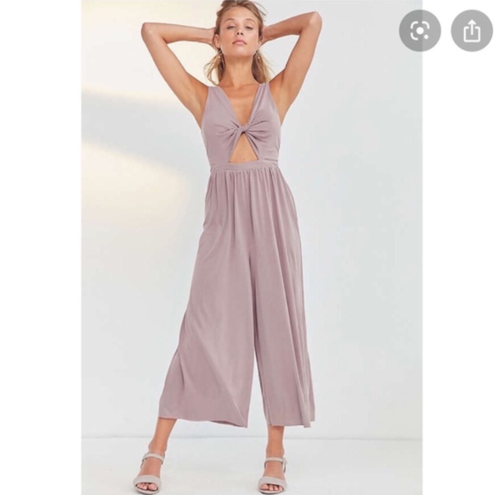 Silence + Noise Front Twist Jumpsuit